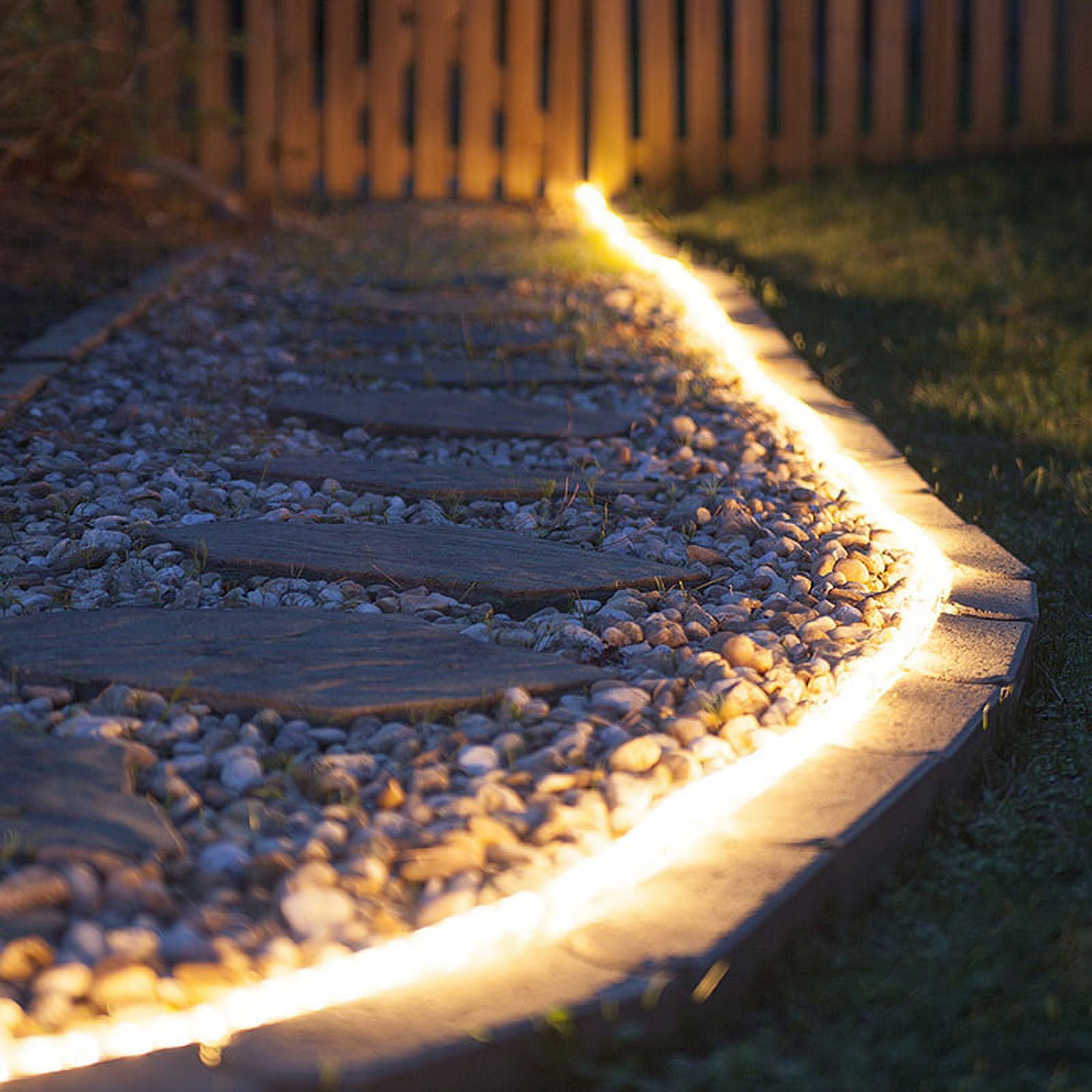 150 ft. Warm White LED Rope Light Spool Indoor-Outdoor Bulk Tube Light, 120V, 1/2 Inch, 2-Wire