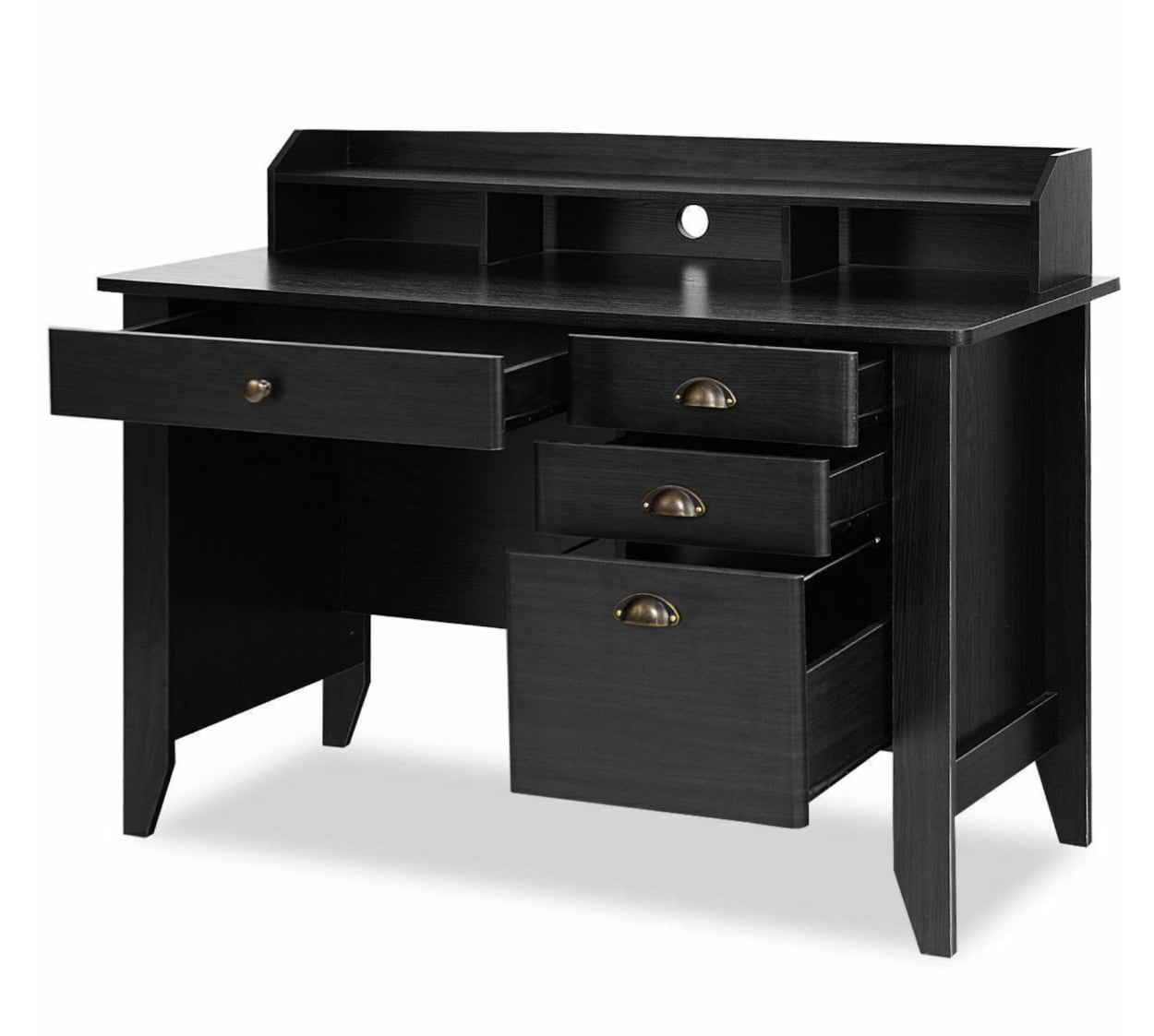 48 Inch Office Computer Desk PC Laptop Writing Table Black