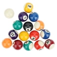thumbnail image 1 of Spptty 16PCS 38MM Resin Children Billiard Ball Toy Mini Pool Table Accesssory, 1 of 8