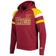 thumbnail image 2 of Men's Starter Burgundy Washington Commanders Draft Fleece Raglan Pullover Hoodie, 2 of 4