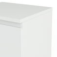 thumbnail image 4 of Tvilum Aurora 2 Drawer Bedroom Nightstand for Adults, White, 4 of 19