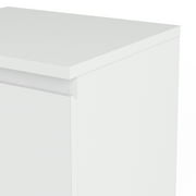 Tvilum Aurora 2 Drawer Bedroom Nightstand for Adults, White