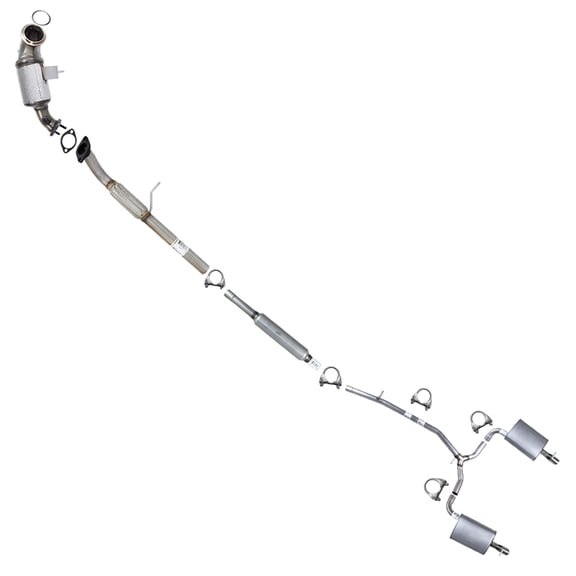 Northeastern Exhaust EPA-Approved Complete Exhaust System Fits 2012-2015 Ford Explorer 2.0L - Direct-Fit Automotive Replacement Part | Includes Gaskets and Clamps