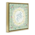 thumbnail image 3 of Stupell Industries Spring Bunny on Doily Gold Framed Floater Canvas Wall Art, design by Angela Steahling, 3 of 9