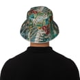 thumbnail image 5 of Zufioo Vintage Print Island Skull Waterproof Reflective Holographic Bucket Hat,Men and Women Night Reflective Hat,Rave Festival Boonie Cap, 5 of 6