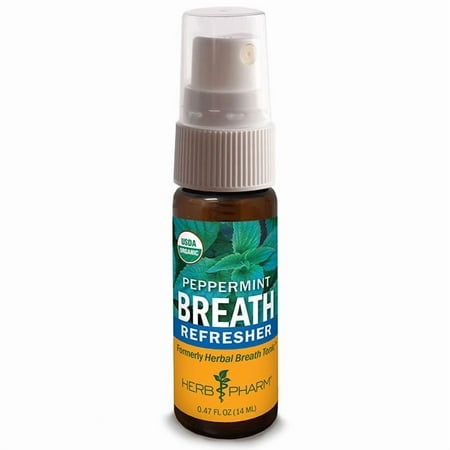 Herb Pharm Peppermint Breath Refresher 0.5 oz Liquid
