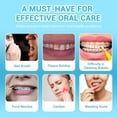 thumbnail image 5 of MySmile LP211 Portable Water Flosser Cordless for Teeth Braces, Electric Water Dental Flossers,  Power Oral Irrigator,  IPX7 Waterproof, 5 Modes, 8 Jet Tips,  260ml Tank, 1 Travel Bag, Pink, 5 of 10