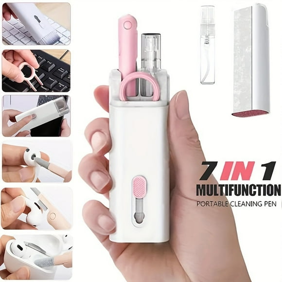 1set, Phone Speaker Cleaning Laptop Screen Keyboard Earplug Cleaning Kit, Multifunctional Cleaning Brush Tool, Portable Electronics Cleaner Kit, Cleaning Brush Pen, Cleaning Supplies, Cleaning Tool, B