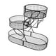 thumbnail image 1 of Cesta de frutas de 3 niveles, organizador multiusos para encimera de cocina, cesta de almacenamiento de alambre metálico Negro, 1 of 9