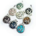 thumbnail image 4 of K-KED 5pcs Quartz Agate Stone Gems Dragon Pendants Magic Reiki Healing Amulet-Rose Quartz, 4 of 9