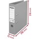 thumbnail image 4 of A4 Lever Arch File, 75mm Spine, 500 Sheet Capacity, Plastic Cover, File Folder, 2115532, Light Pink, 4 of 4