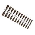thumbnail image 2 of Fake Nail Set French Style French Style Scratch Resistant Press-on Fingernails Full Cover Removable Trimble Adjustable Manicure Stickers Type 4, 2 of 5