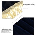 thumbnail image 2 of 1Pack Keyboard Accessory Piano Keyboard Cover Blue Plush Dustproof Cloth, 2 of 6