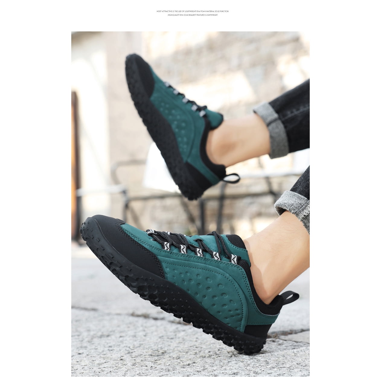 Unisex Large Size Wide Toe Barefoot Hiking Shoes, Outdoor Mountaineering Shoes, Non-Slip Breathable Lightweight, All Season Couple Sports Shoes, Daily Outdoor, Versatile Comfort