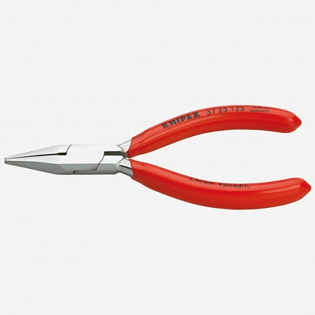 

Knipex 37-23-125 Precision Mechanic s Gripping Pliers (flat pointed jaws) - Chrome w/ Plastic Grip