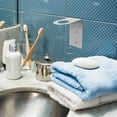 thumbnail image 3 of Dispensador de jabón de pared de acero inoxidable para baño, sin necesidad de taladrar., 3 of 6