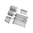 thumbnail image 5 of 6 Pack Clear Mesh Zipper Storage Pouches, Multi Size Transparent Nylon Organizer Bags, Portable Travel Pouch for Electronics Cosmetics Stationery Small Sundries Gray, 5 of 6