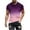 Mens T Shirts Purple, variant on T Shirts for Men Big & Tall M-5X Short Sleeve Crewneck Tshirts Shirt Plus Size Casual Gradient Printed Basic Pullover Slim Comfort Tees Tops