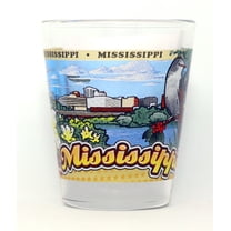Mississippi ST Wraparnd Shot Glass