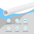 thumbnail image 2 of Uxcell 8mm ID 10mm OD 500mm White Pipe Round Rigid Plastic Tube for Water Pipe, 2 of 4