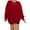 Red, variant on Sherrylily Women Oversized Long Sleeve Sweatshirts Round Neck Casual Pullover Top