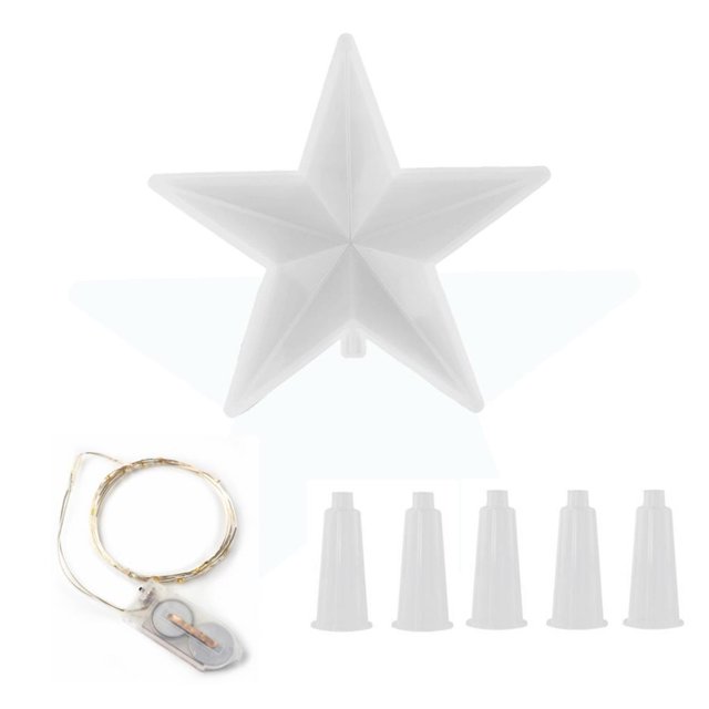 Monstrate Kit de moldes de estrellas para la parte del árbol de Navidad, suministros universales para manualidades en el hogar, molde Kits de decoración para fiestas tipo 3
