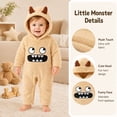 thumbnail image 7 of Baby Girls Long Sleeve Hooded Jumpsuit Animal Halloween Party Clothes Toddler Girls Halloween Size 18-24 Months, 7 of 7