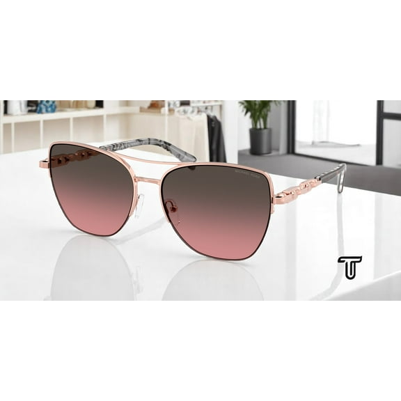 MICHAEL KORS MK1163 110811 Dorado Beach Rose Gold Brown 57 mm Women's Sunglasses