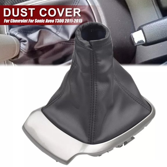 Automotive Leather Shifter Boot Cover for Chevy For Sonic & Aveo T300 (11 15)