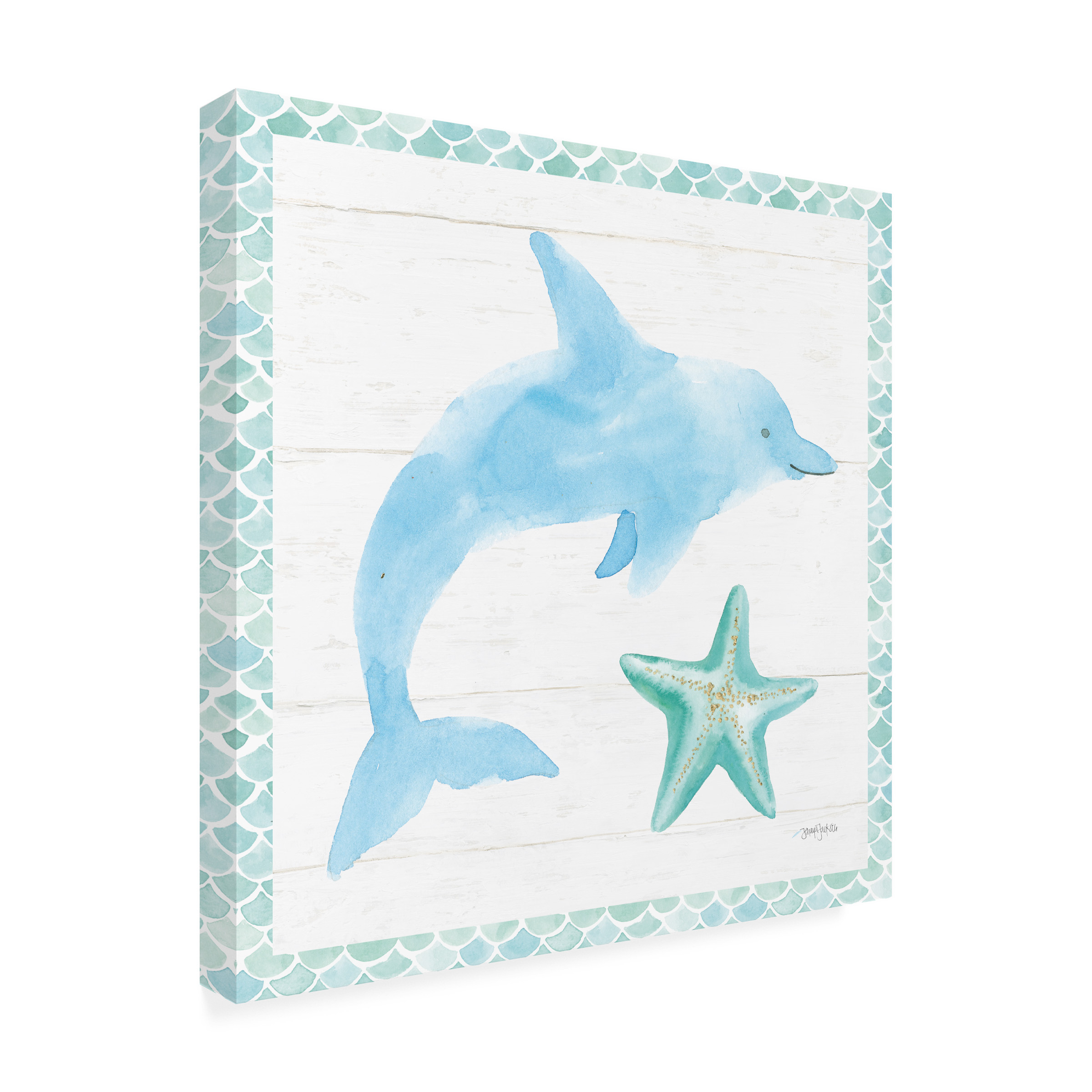 Jenaya Jackson 'Mermaid Friends VIII' Canvas Art