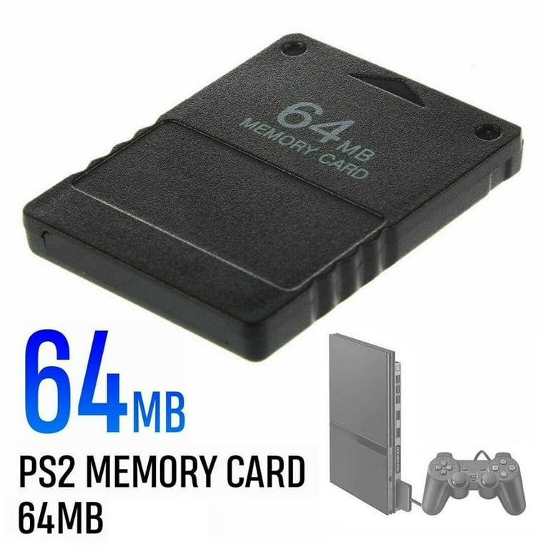 FOSA Playstation 2 Memory Card, 8M-256M Memory Card High Speed PS2 Console  Games Accessories(32 M)