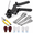 455-6/8/11.8 Inch, variant on 455 Pack Stainless Steel Cable Tie Kit 455 6/8/11.8 Inch Metal Zip Ties with Tools