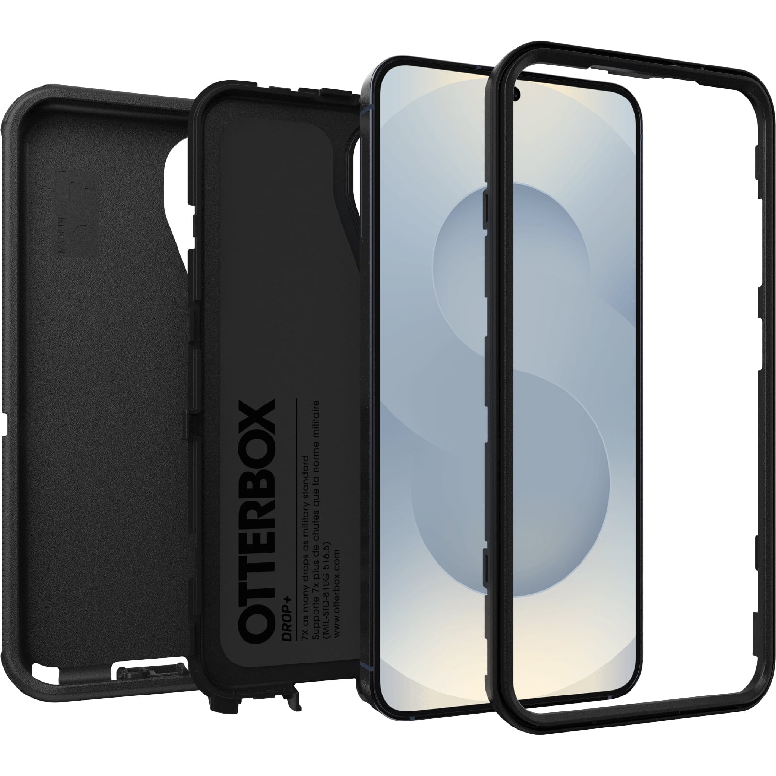 OtterBox Defender Series Pro Case for Samsung Samsung Galaxy S25+- Black