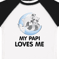 thumbnail image 4 of Inktastic Raccoon My Papi Loves Me Boys or Girls Toddler T-Shirt, 4 of 5