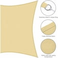 thumbnail image 3 of Vela de sombra rectangular 4x4 M arena, 3 of 4