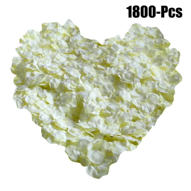 1800PCS Artificial Petals Decorative Rose Petals Flower Petals for Wedding