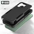 thumbnail image 3 of Decase for iPhone 14 Pro Max 6.7" Case, Dual Layer Shockproof Heavy Duty Rugged Hybrid Sturdy Protective PC + TPU 2 IN 1 Cover Case for Apple iPhone 14 Pro Max, Black, 3 of 6