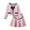 Pink, variant on Two Piece Outfits,Stylish Girls Two Piece Outfit Set with Round Neck Coat and Elegant Skirt for Childrens Fashion Wear,Toddler Girl Outfits,Pink,7-8Y