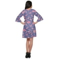 thumbnail image 3 of Moomaya Bathrobes For Women Wrap Printed Ruffle Style Bride Getting Ready Dress, 3 of 5