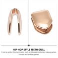 thumbnail image 2 of Miangastore Decorative Teeth Grill Caps Environment Friendly Copper 4Pcs 0.3x0.3in, 2 of 8