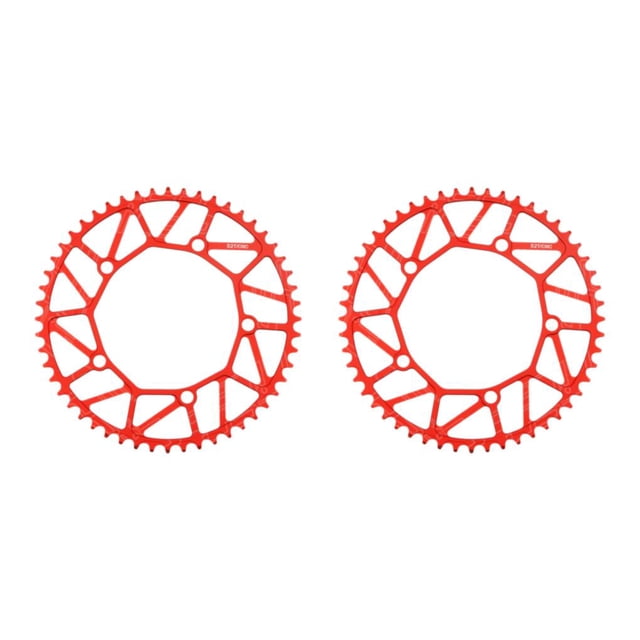 Guardoinrt 1/2/3/5 Stylish Bike Crank For Enhanced Performance Lightweight Bicycles Crank 52T red 2PCS