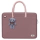 thumbnail image 1 of Bolsa para computadora portátil BUBM con colgante de oso Gran capacidad Resistente a los arañazos Durable Conveniente para, 1 of 8