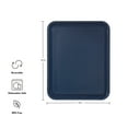 thumbnail image 5 of KitchenAid Classic Plastic Cutting Board with Trench, Non-Slip Edges, Dishwasher Safe, 8x10, Ink Blue, 5 of 6