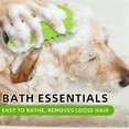 thumbnail image 3 of Dog Brush Bath Histotree Soothing Massage Rubber Bristles Curry Comb for Dogs & Cats Washing, 3 of 6