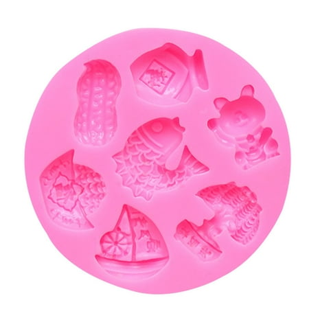 

Handmade Soap Mold Fish Peanut Chocolate Mold Cake Decorating Tools Reusable Easy Use and Clean Juice Mold Reusable Gift
