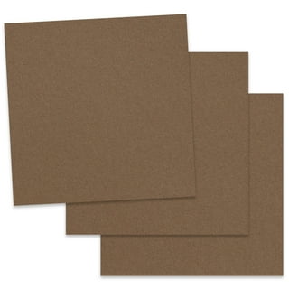  PaperPapers Recycled ALMOND 12X12 (Square) Paper 92C Cardstock  - 50 PK - Up-cycled 12-x-12 Popular Crafters size Card Stock Paper -  Business, Card Making, Designers, Professional and DIY Projects 