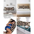 thumbnail image 6 of Boho Brown Teal Red Pillow Covers King Size, Southwestern Geometric Art Vintage Soft Bed Throw Pillowcases Breathable Cooling Long Lumbar Body Pillow Sham Cover for Bed Sofa 20''x40'', 6 of 7