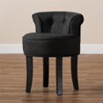 thumbnail image 3 of Baxton Studio Cerise Small Gray Fabric Accent Chair, 3 of 9