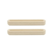 1.6ml 60x12x7mm Firebrick Crucible Boat Sample Holder Furnaces 2 Pack