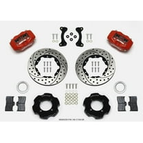 Wilwood Forged Dynalite Front Hat Kit 11.00in Drilled Red 95-05 Miata